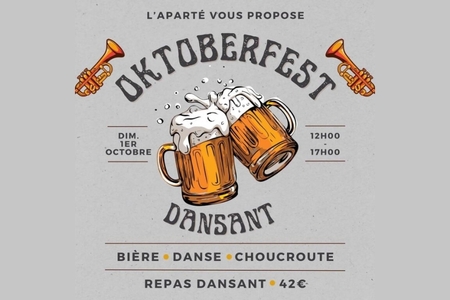 Oktoberfest : La Fête de la Bière à l'Aparté ! 🍻